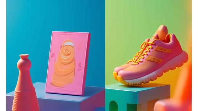 AI-generated short video frame and an Instagram story, optimized for mobile viewing, featuring trending visual styles and vibrant colors.