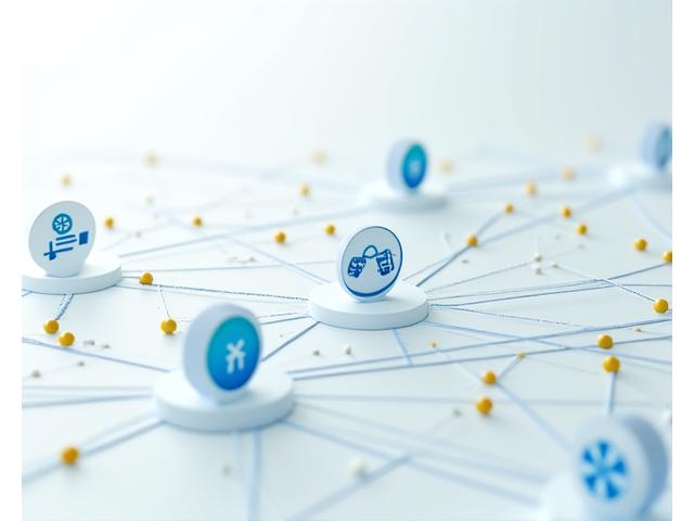 Interconnected medical systems and software icons